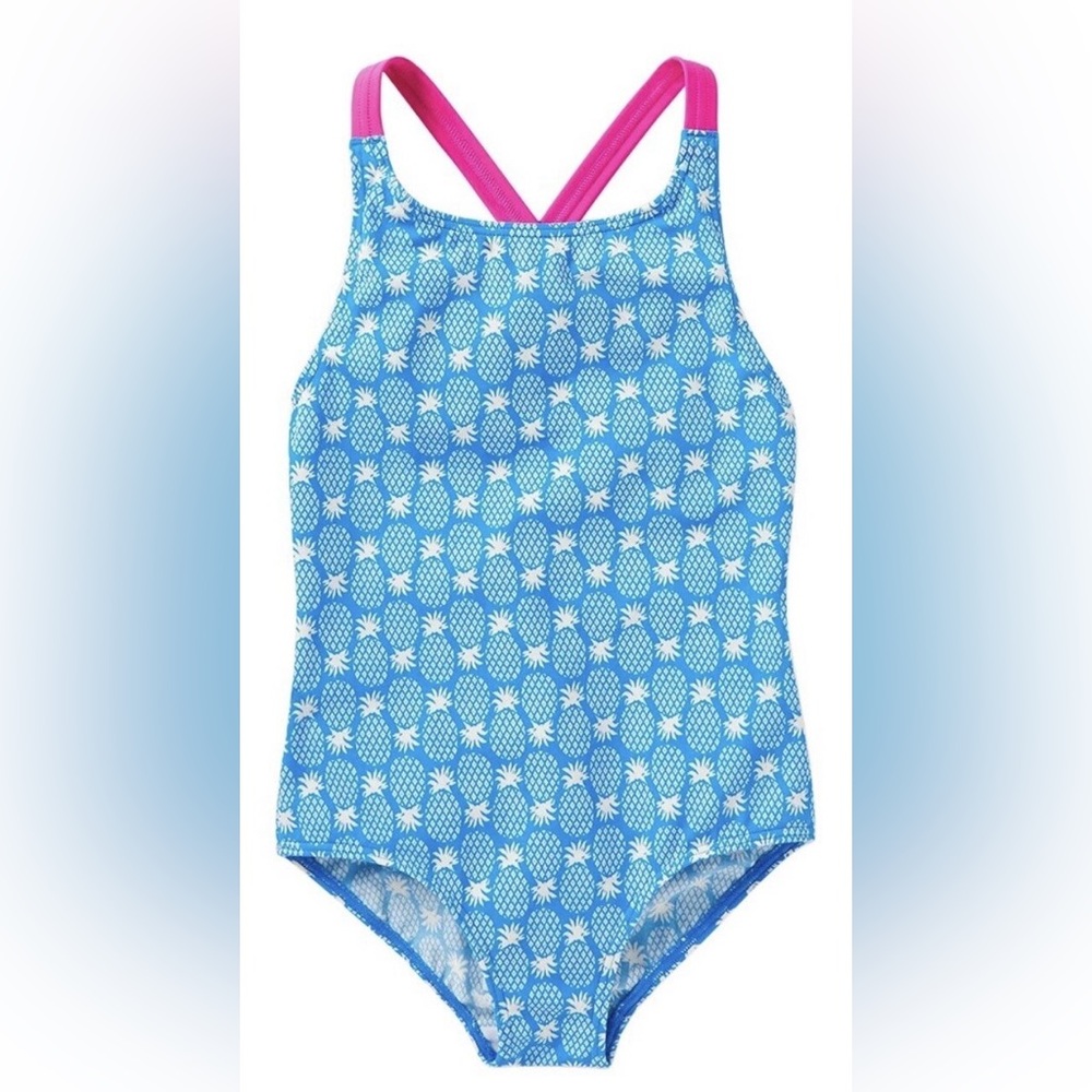 Boden Pineapple One-Piece Swimsuit – 6-9 Months (NWT)